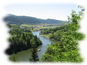 Le Doubs, est une rivière franco/suisse,